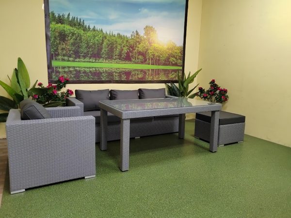 Eldorado grey Коллекция плетеной мебели лаунж 3