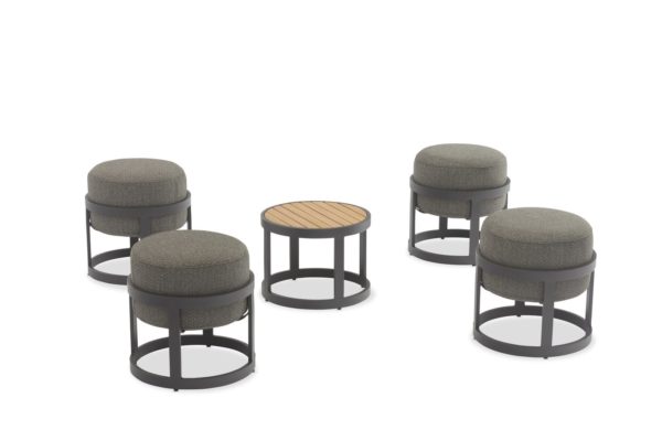 Tumba Set 4_ комплект антрацит_серый_алюминий