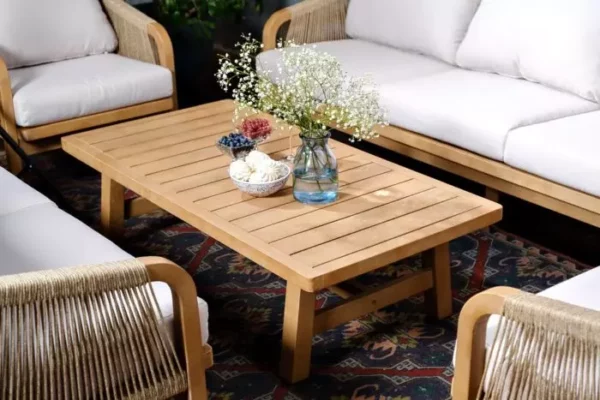 Стол садовый кофейный из акации RIMINI_