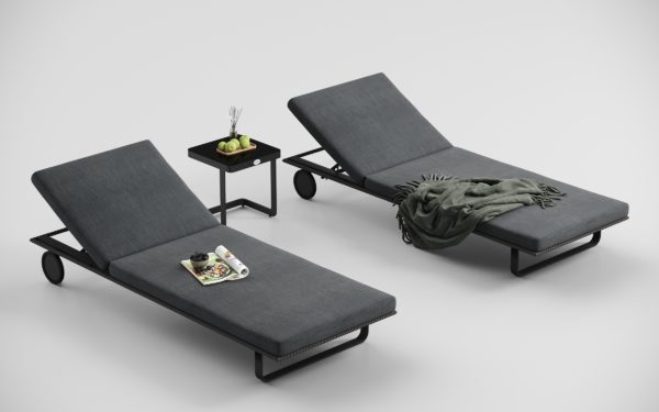 Шезлонг из алюминий Premium Hacienda__