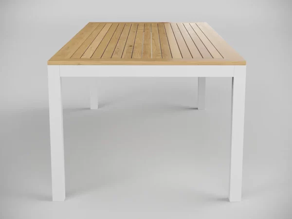 Стол обеденный Premium Bella 220х100 бел_тик фото 2
