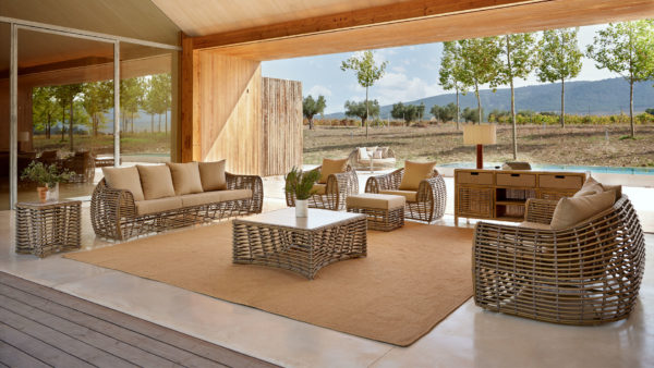 Плетеная мебель «RUBY» lounge set — Skyline Design