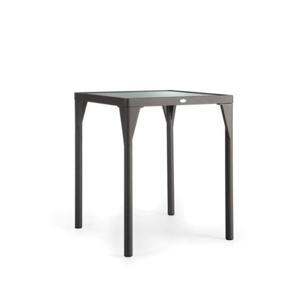 Ribs - Стол на террасу 80х80 барный, Skyline Design