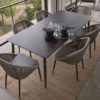 Уличная мебель «Rodona» dining — Skyline Design, обеденная группа set 220 + 6