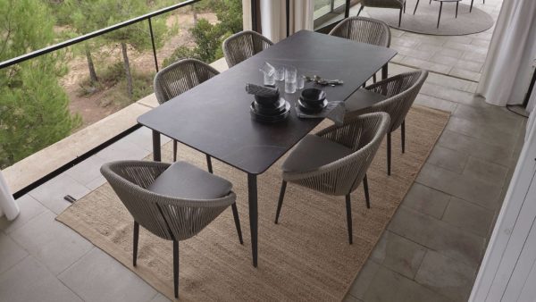 Уличная мебель «Rodona» dining — Skyline Design, обеденная группа set 220 + 6