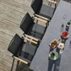 Lyon 220, стол антрацит серый, алюминий спеченный камень