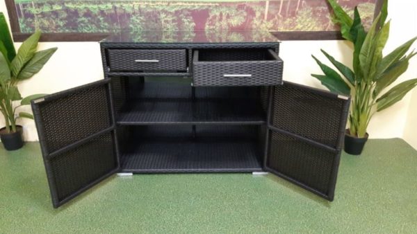 Комод плетеный “Louisiana” wenge__