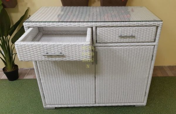 Комод плетеный “Louisiana” white