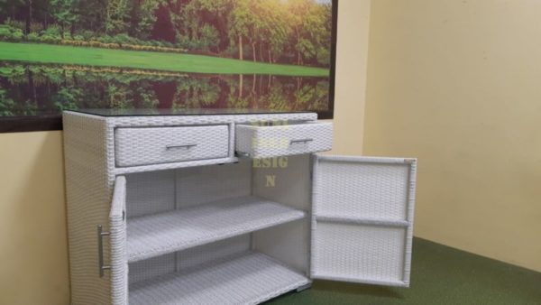 Комод плетеный “Louisiana” white