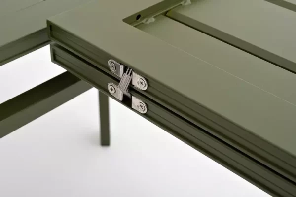Обеденный стол из алюминия GONZO раздвижной 200-300 см олива