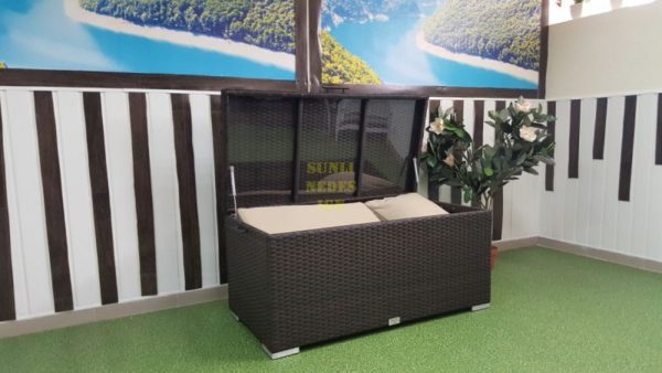 Сундук из искусственного ротанга “Galaxy” maxi brown