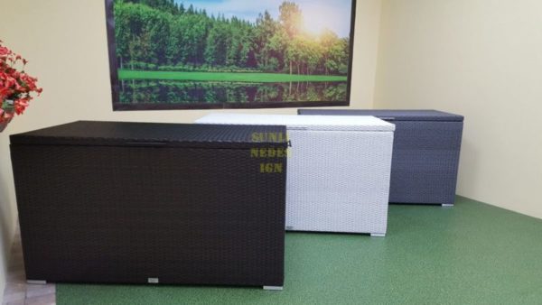 Сундук из искусственного ротанга “Galaxy” mega wenge__