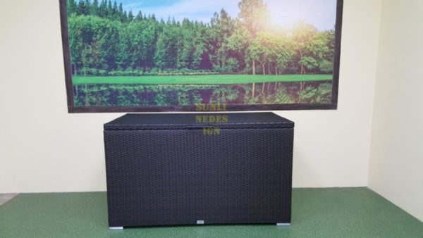 Сундук из искусственного ротанга “Galaxy” mega wenge__
