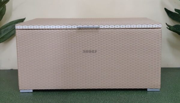 Сундук из искусственного ротанга “Sonata-Mega” beige white_