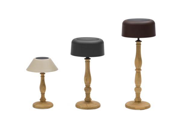 Kiruna (Classic Teak S Cap), светильник антрацит, алюминий тик
