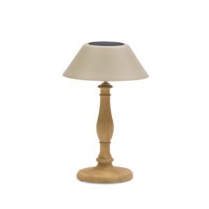 Kiruna (Classic Teak S Cap), светильник бежевый, алюминий тик