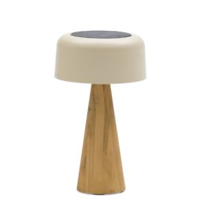 Kiruna (Cone Teak L), светильник бежевый, алюминий тик