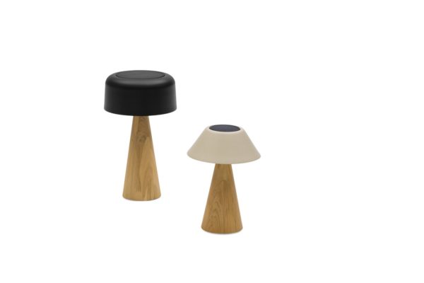Kiruna (Cone Teak S), светильник бежевый, алюминий тик__