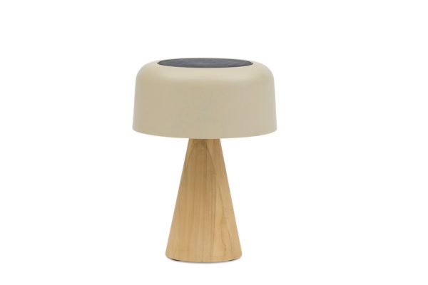 Kiruna (Cone Teak S), светильник бежевый, алюминий тик__